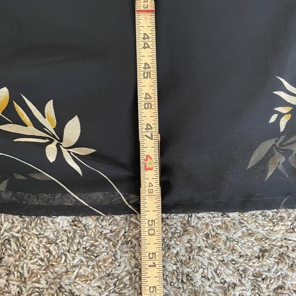 Sleeveless Midi Dress Plus Size 14 16 Black Tan Tropical Palm Sleevless Casual - Picture 16 of 16